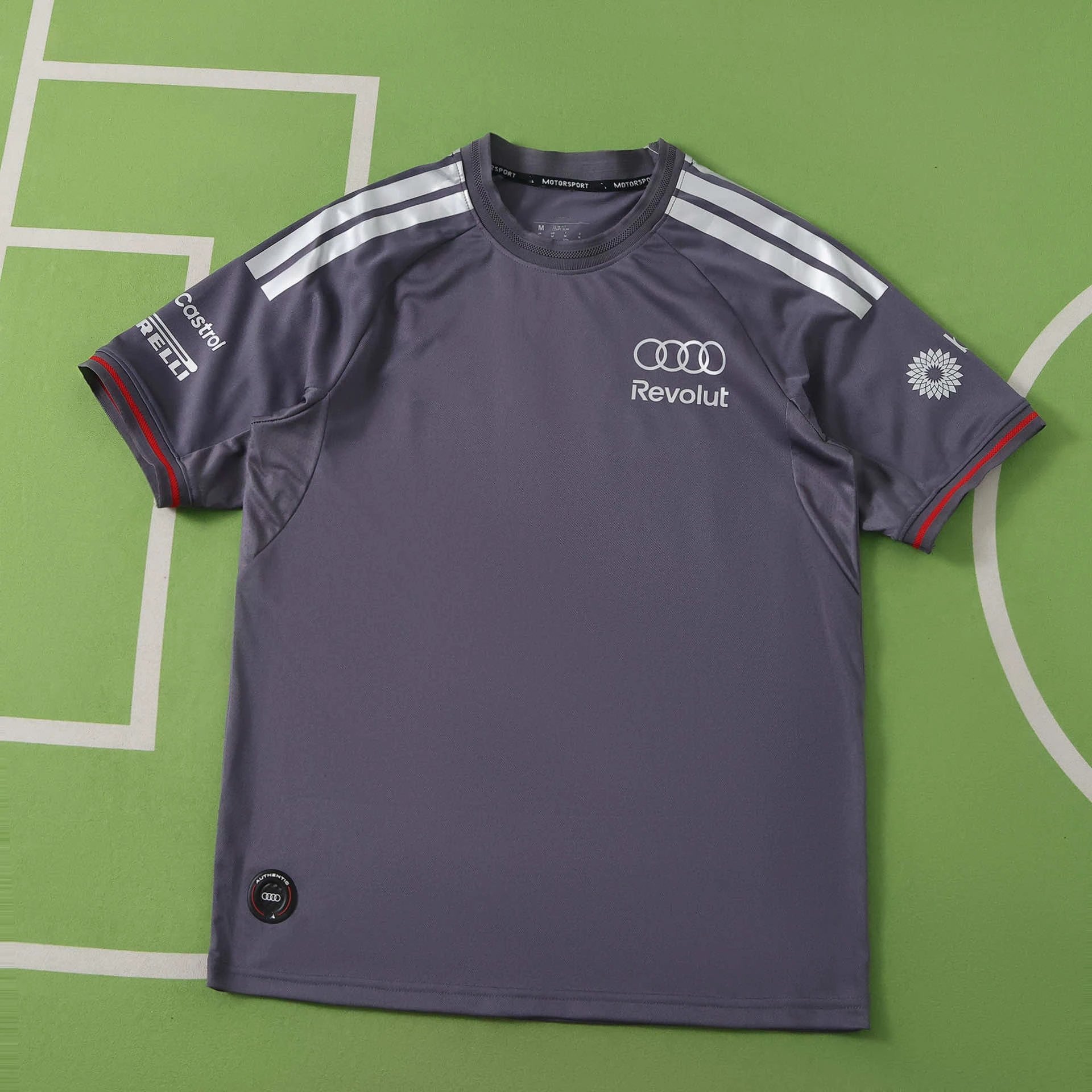 2026F1 Audi Grey Round Neck Player Edition