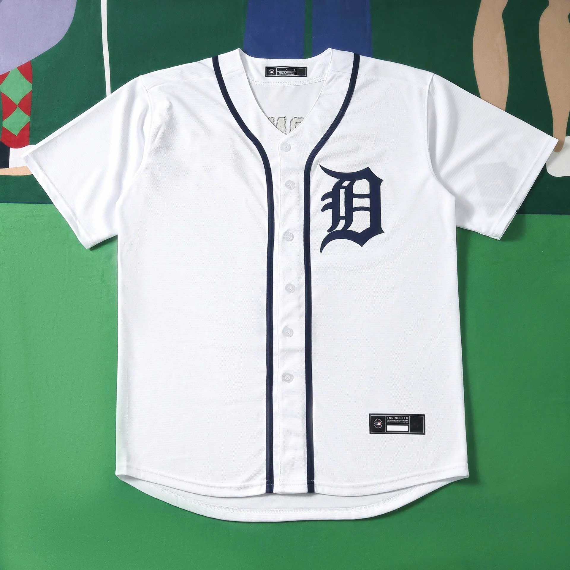 2627 MLB Detroit Tigers White 7 # MCONIGLE