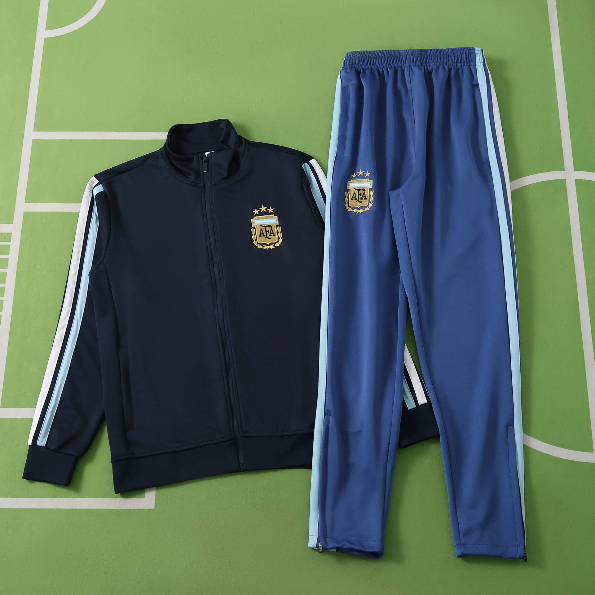 2026 Argentina Deep Blue Training Jacket Set