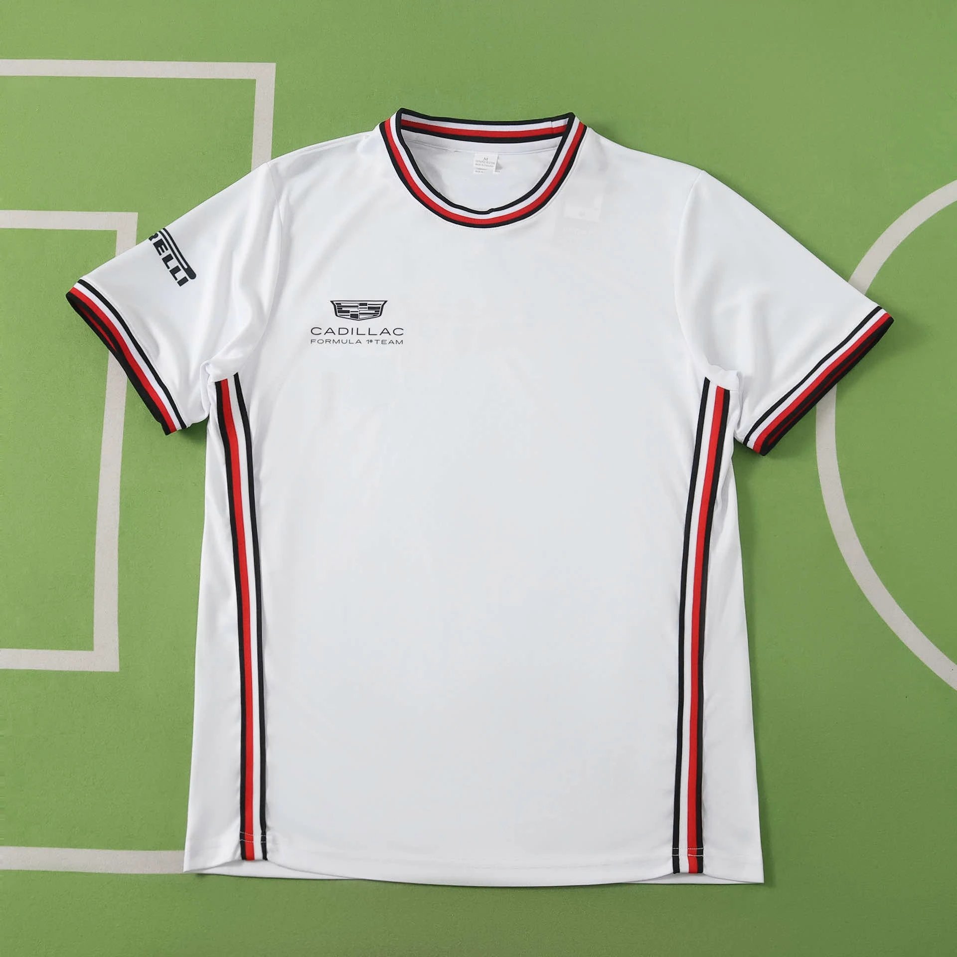 2026 F1 Cadillac White Crew Neck T-Shirt