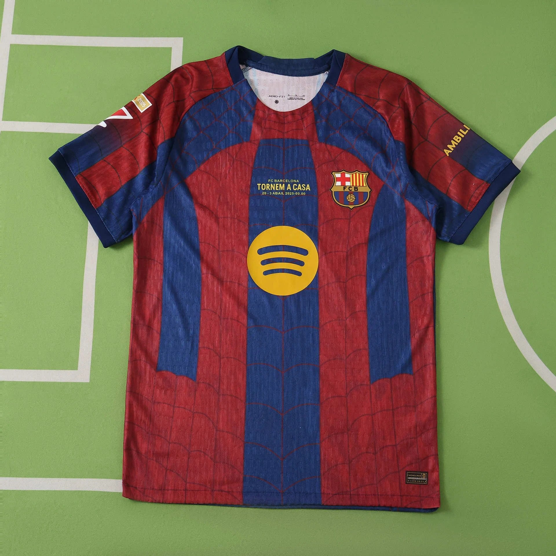 2026 Barcelona Home Spider Man Player Edition