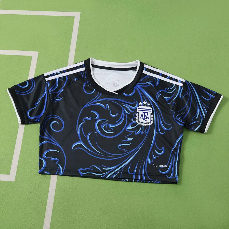 2026 FIFA World Cup Argentina away Cropped Jersey