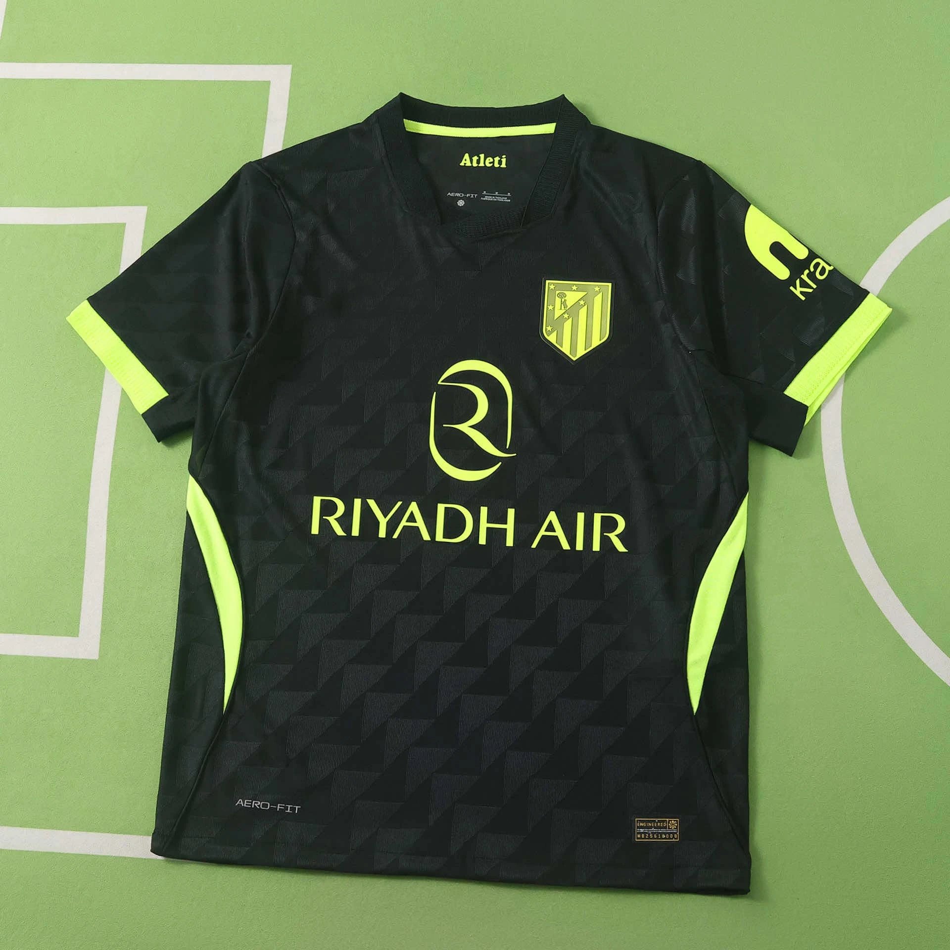 2627 Atletico Madrid Away Black Player Version