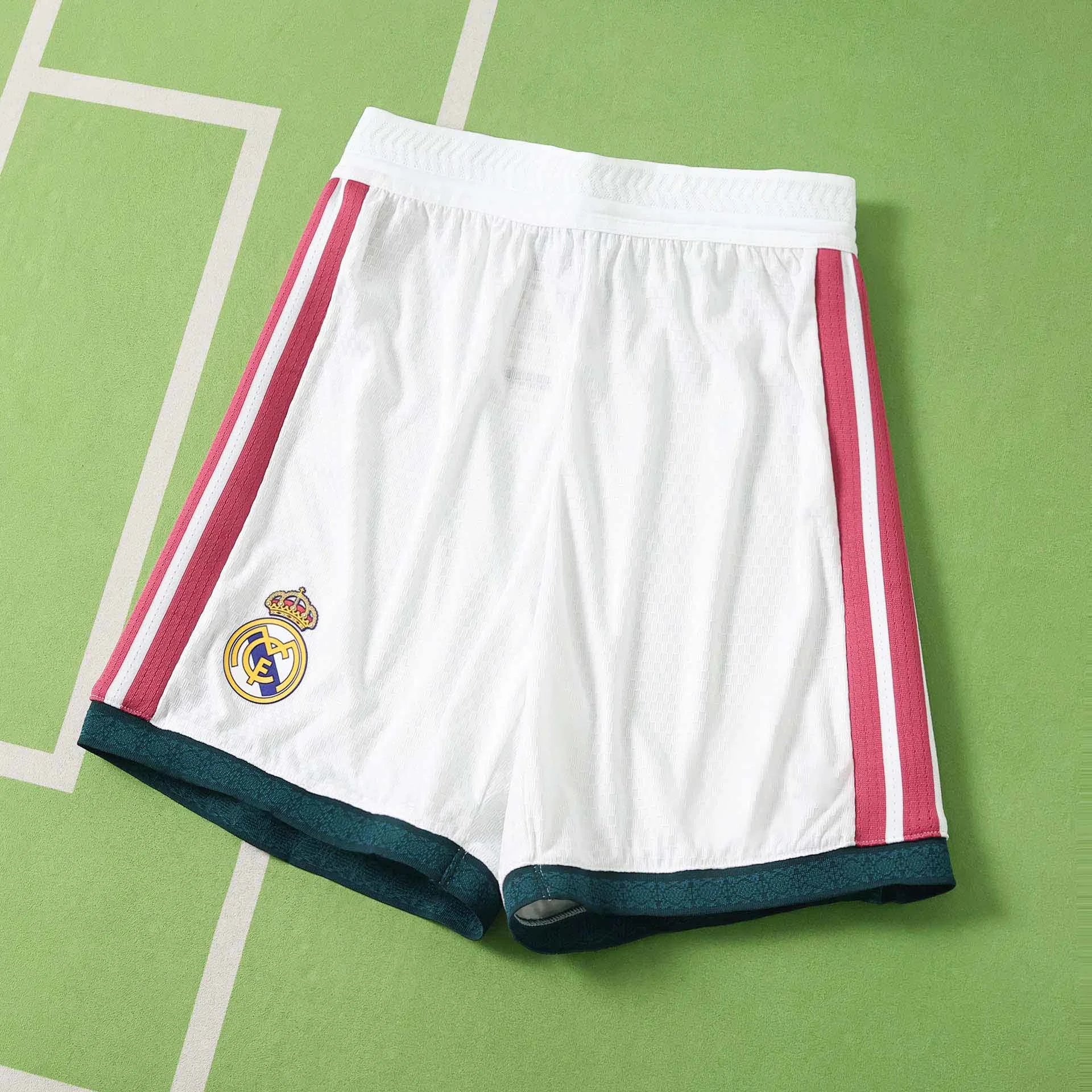 2627 Real Madrid Home White Player Version Shorts