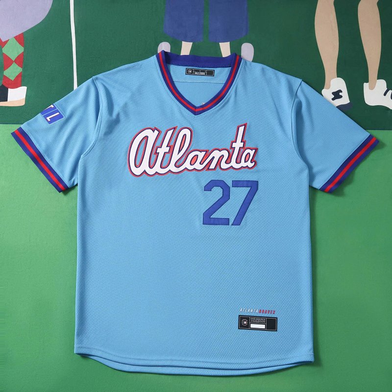 2627 MLB Atlanta Braves 27#RILEY