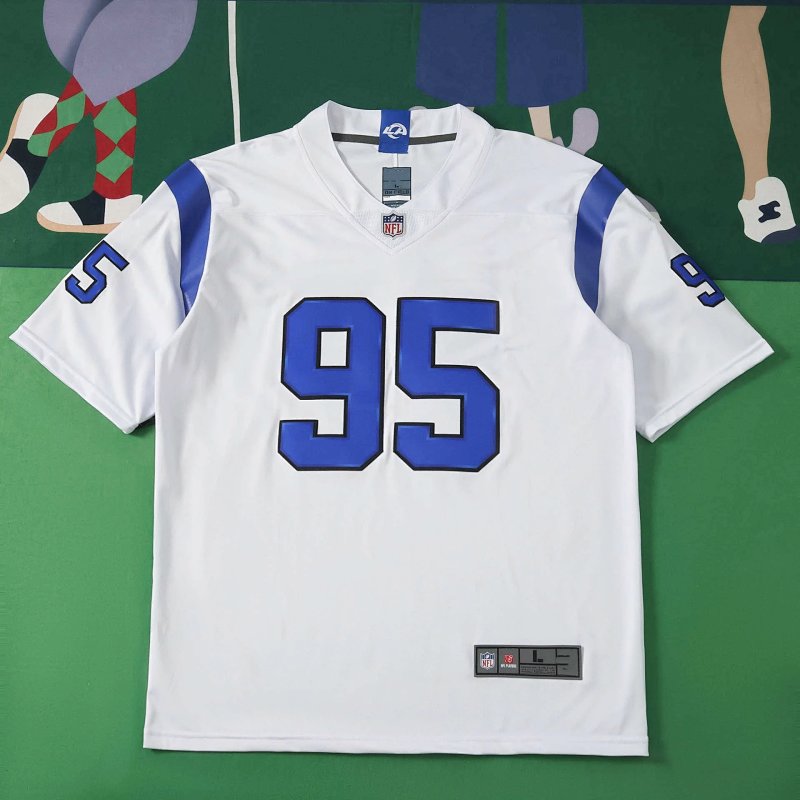 2026 NFL LosAngelesRams white 95#GARRETT