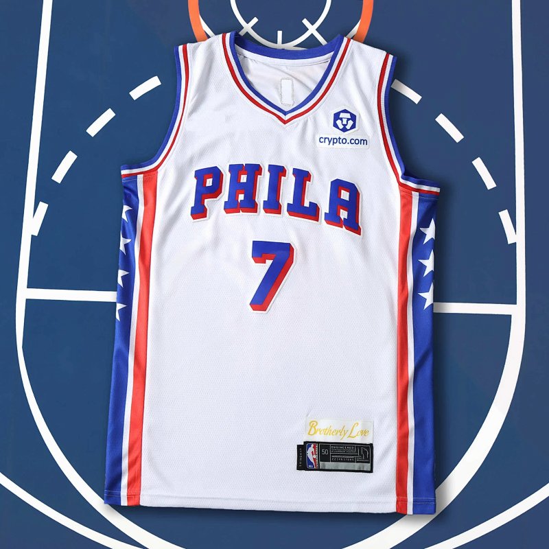 2026 NBA Philadelphia 76ers White 7-BROWN