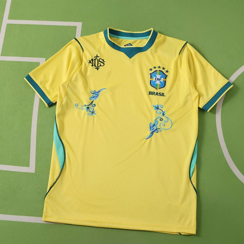 2026 FIFA World Cup Brazil home Embroidery Fan version