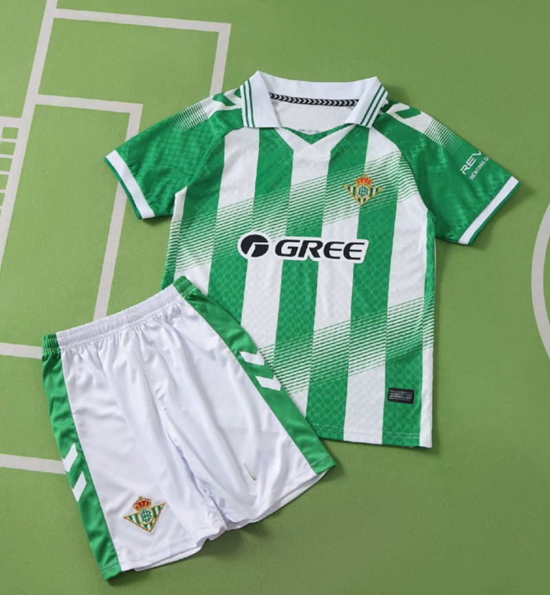 2627 season Real Betis Balompié home Kids kit