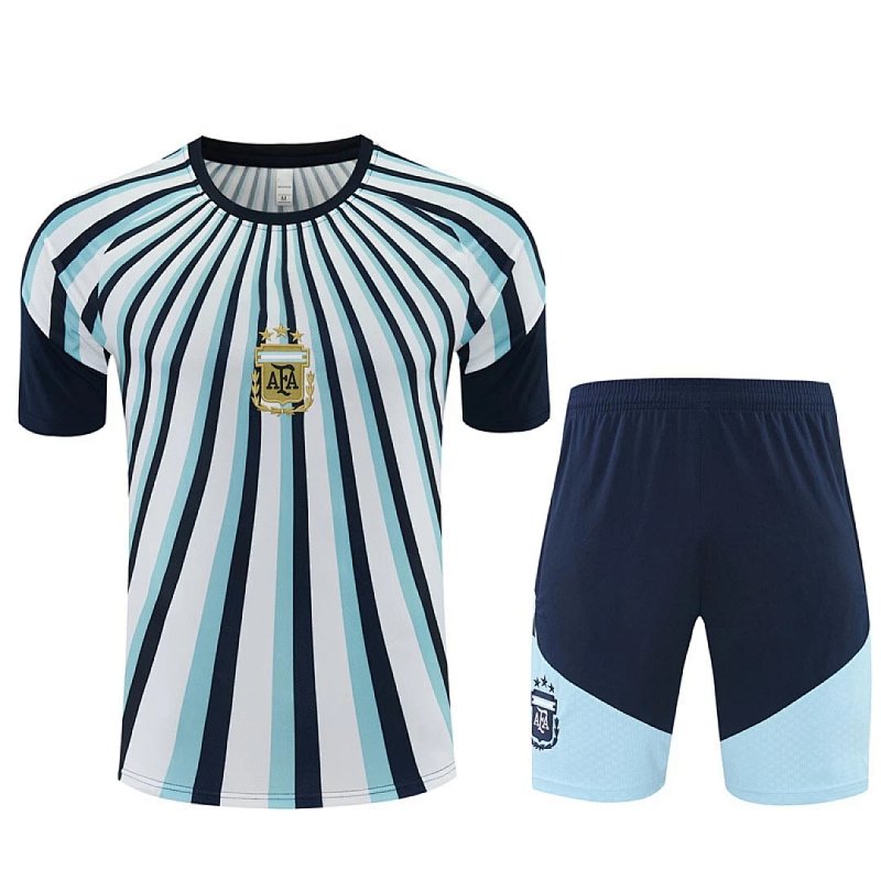 2026 FIFA World Cup Argentina Training clothes suit Short sleeve Fan version