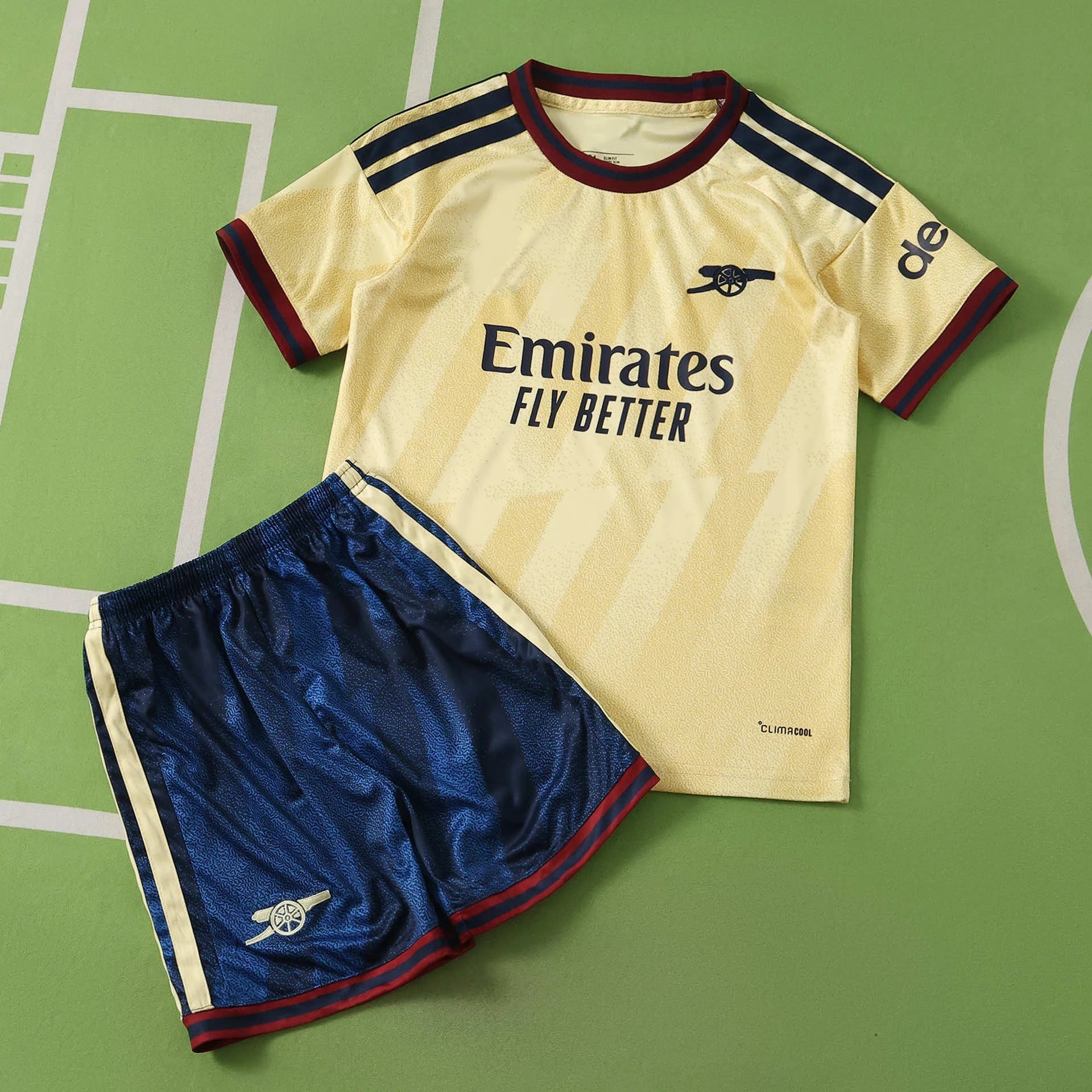 2627 Arsenal two guest yellow children's clothing (please note customization information when placing the order, messages are not included)