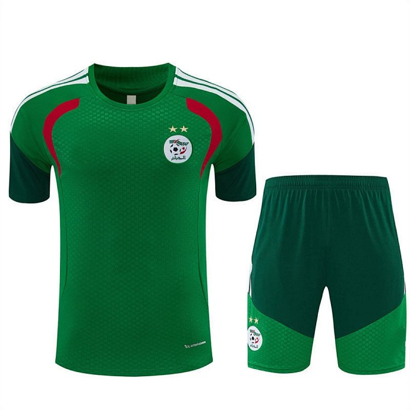 2026 FIFA World Cup Algeria Training clothes suit Short sleeve Fan version
