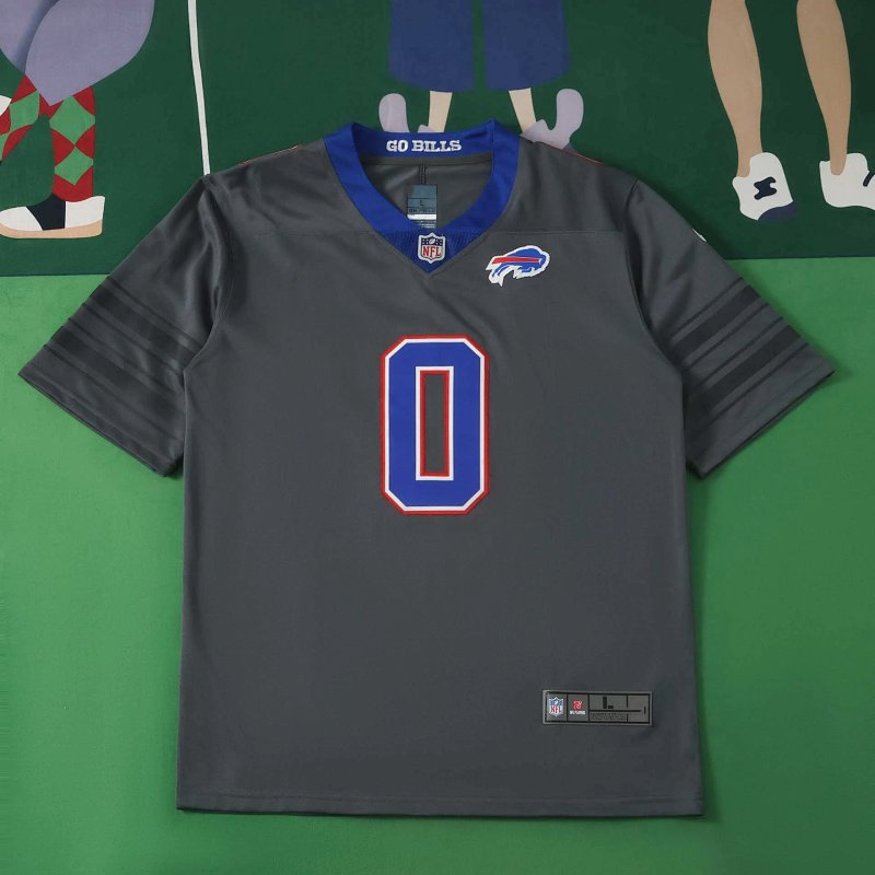 2026 NFL Buffalo Bills grey 0#COLEMAN