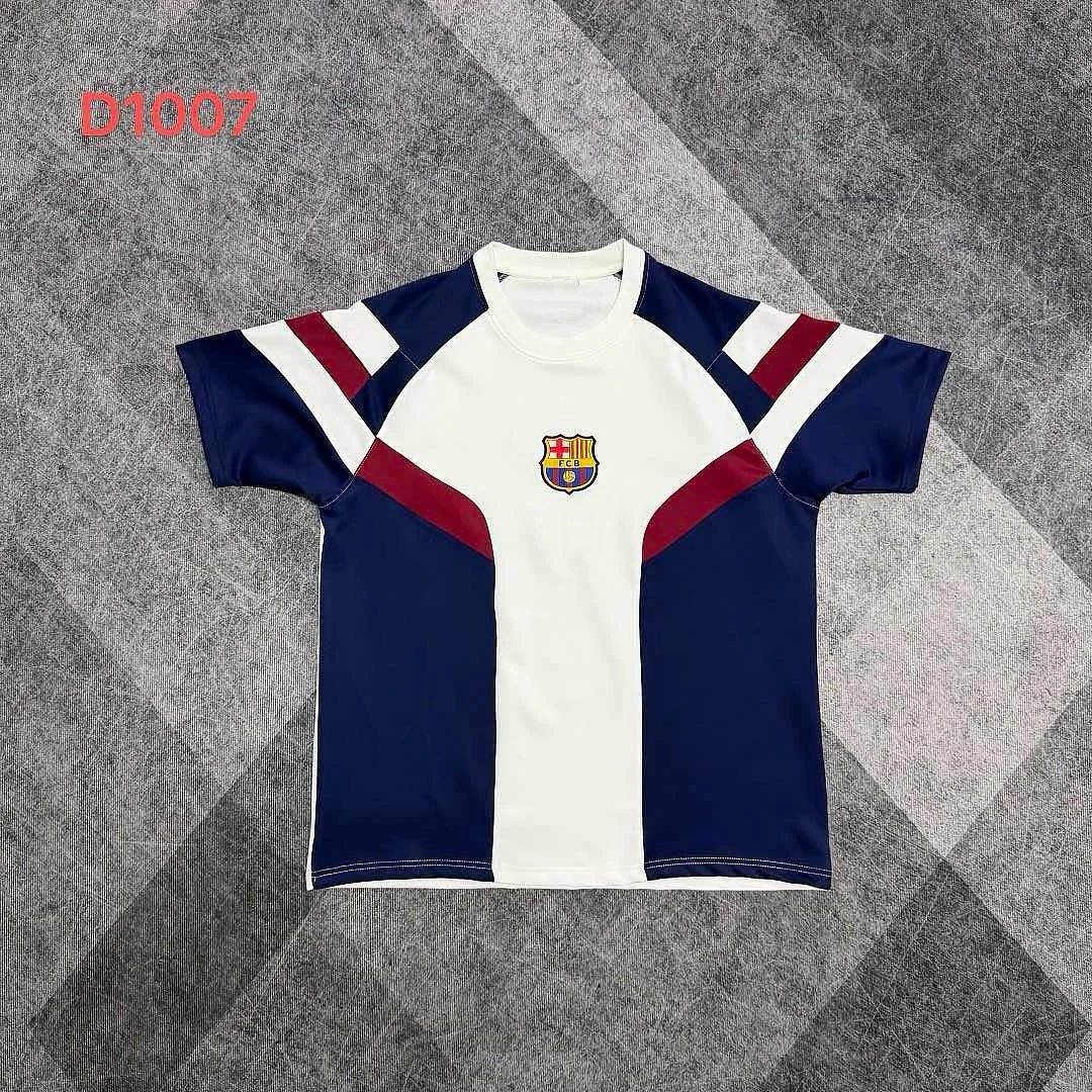 2627 Barcelona white blue pick up casual T-shirt
