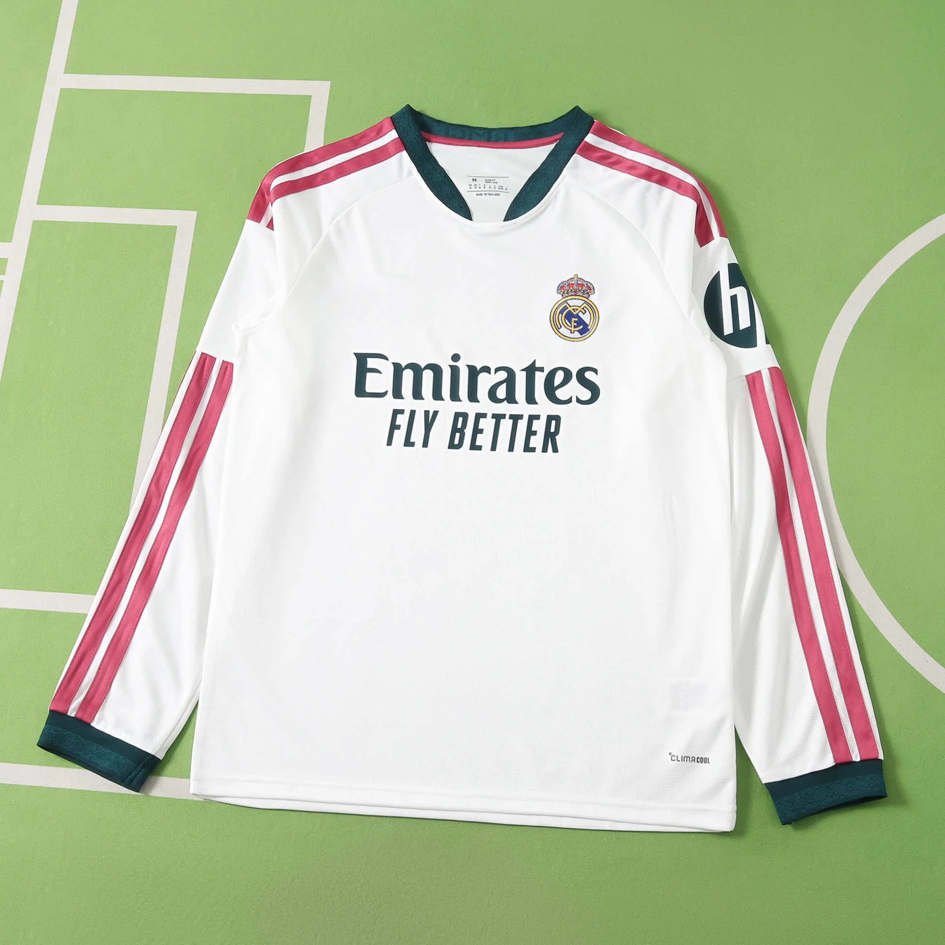 2627 Real Madrid Home Long Sleeve Thai Version
