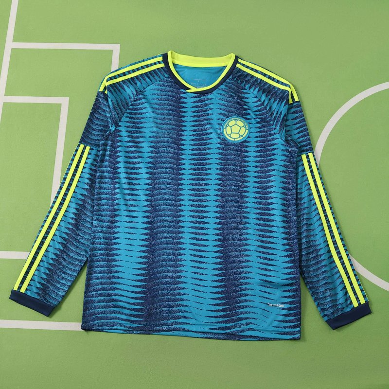 2026 FIFA World Cup Colombia away Long sleeve Fan version