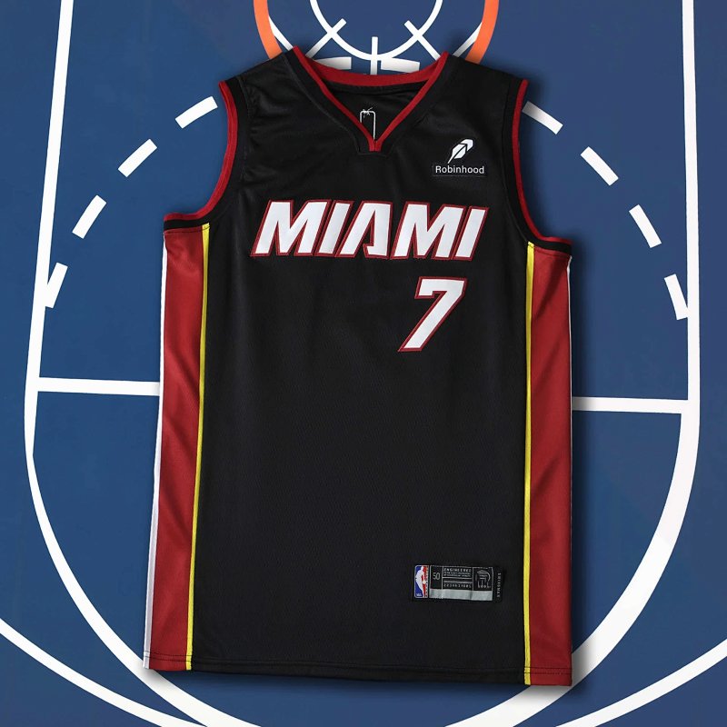 2026 NBA Miami Heat black 7-ANTETOKOUNMPO