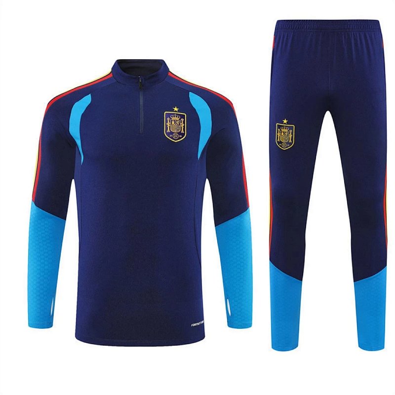 2026 FIFA World Cup Spain Half zip training suit set