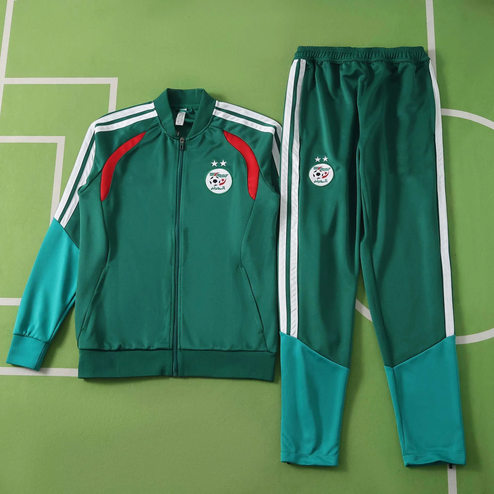 2026 Algeria Green Training Jacket Set