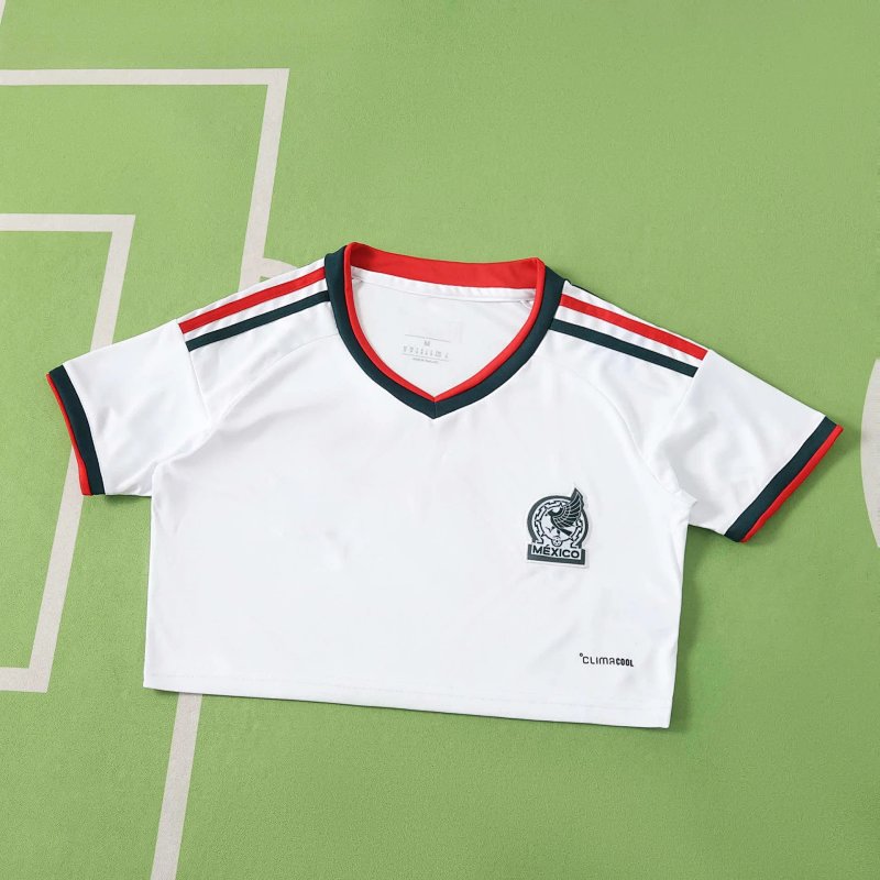 2026 FIFA World Cup Mexico away Cropped Jersey