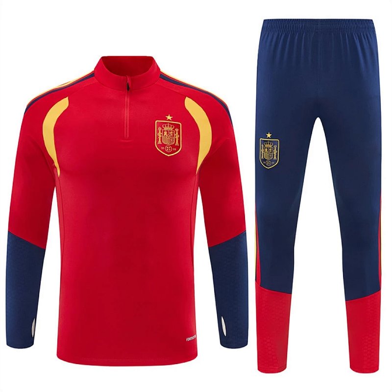 2026 FIFA World Cup Spain Half zip training suit set