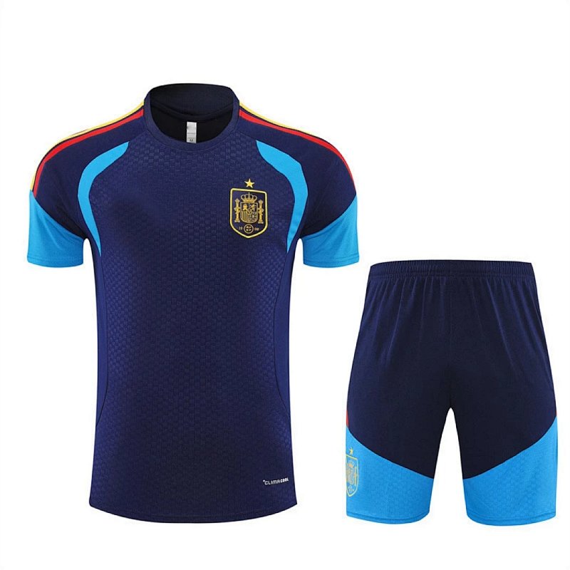 2026 FIFA World Cup Spain Training clothes suit Short sleeve Fan version