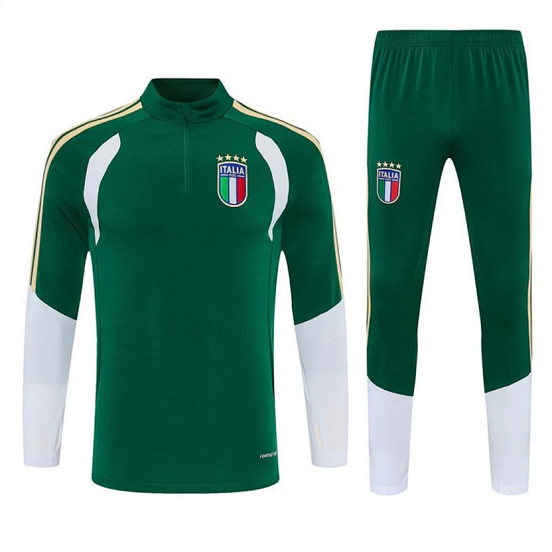 2026 Italy Half zip training suit set