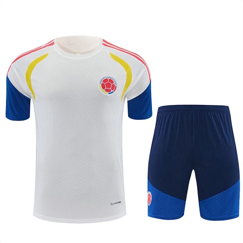 2026 FIFA World Cup Colombia Training clothes suit Short sleeve Fan version