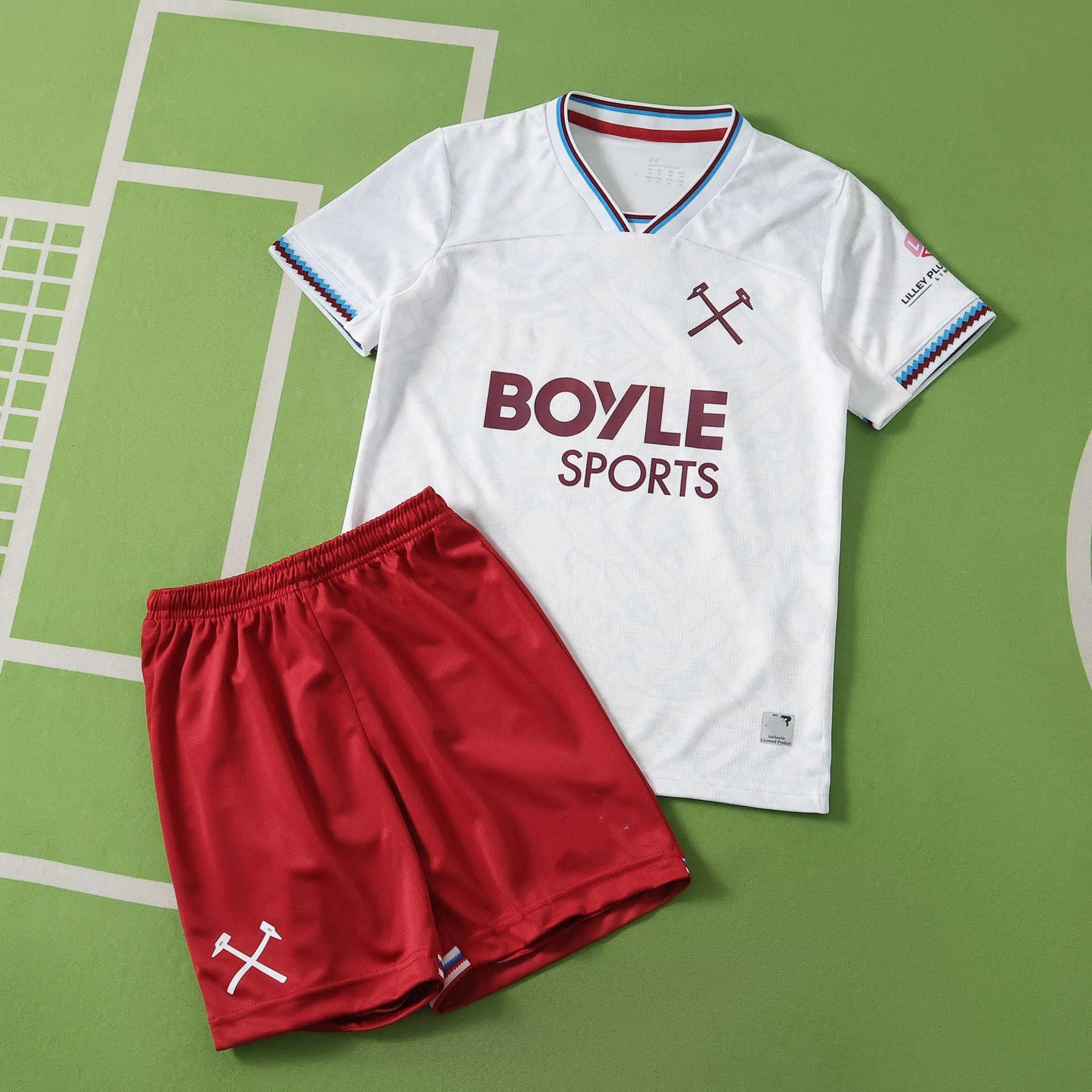 2627 West Ham away white children's clothing