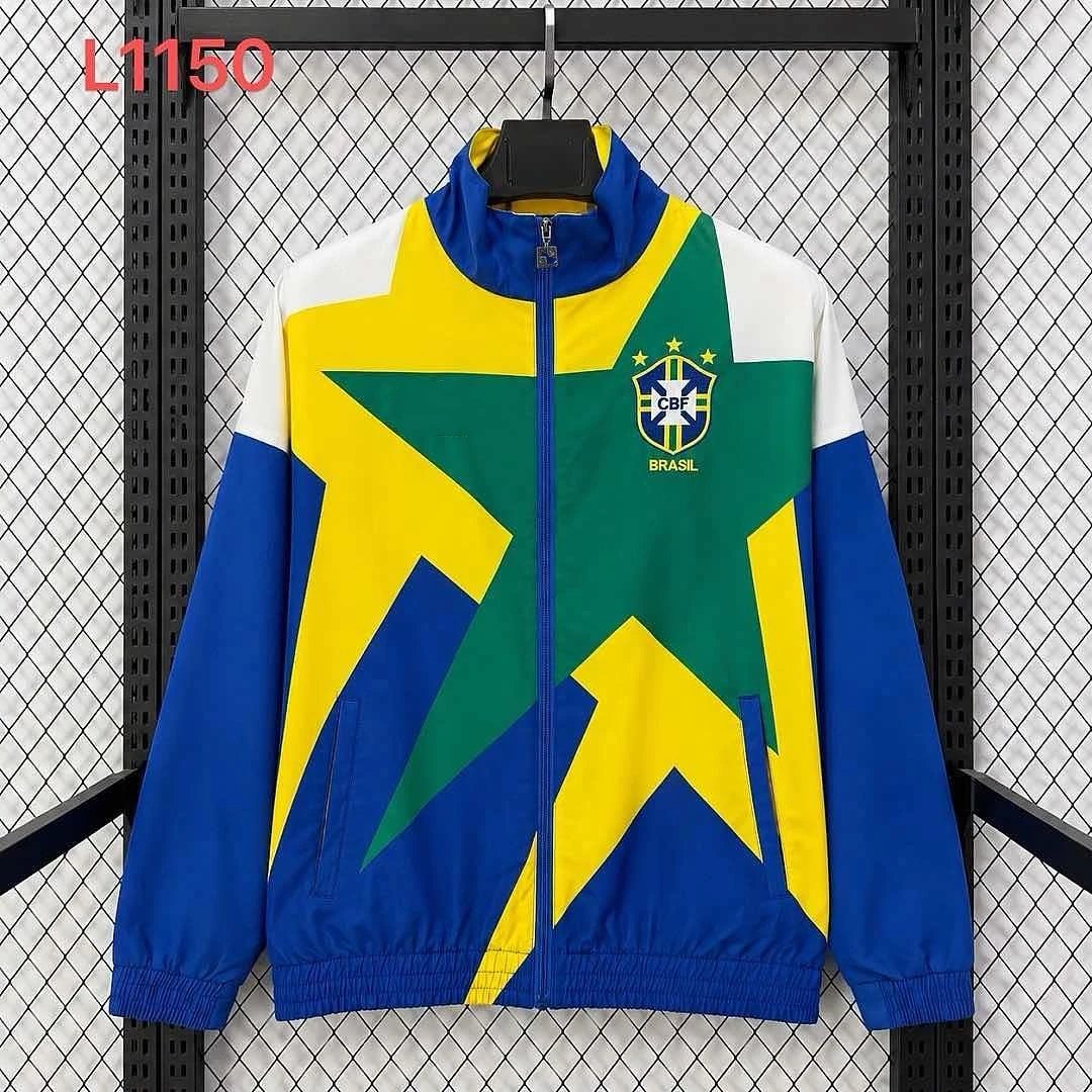 9394 Brazilian yellow green blue vintage trench coat