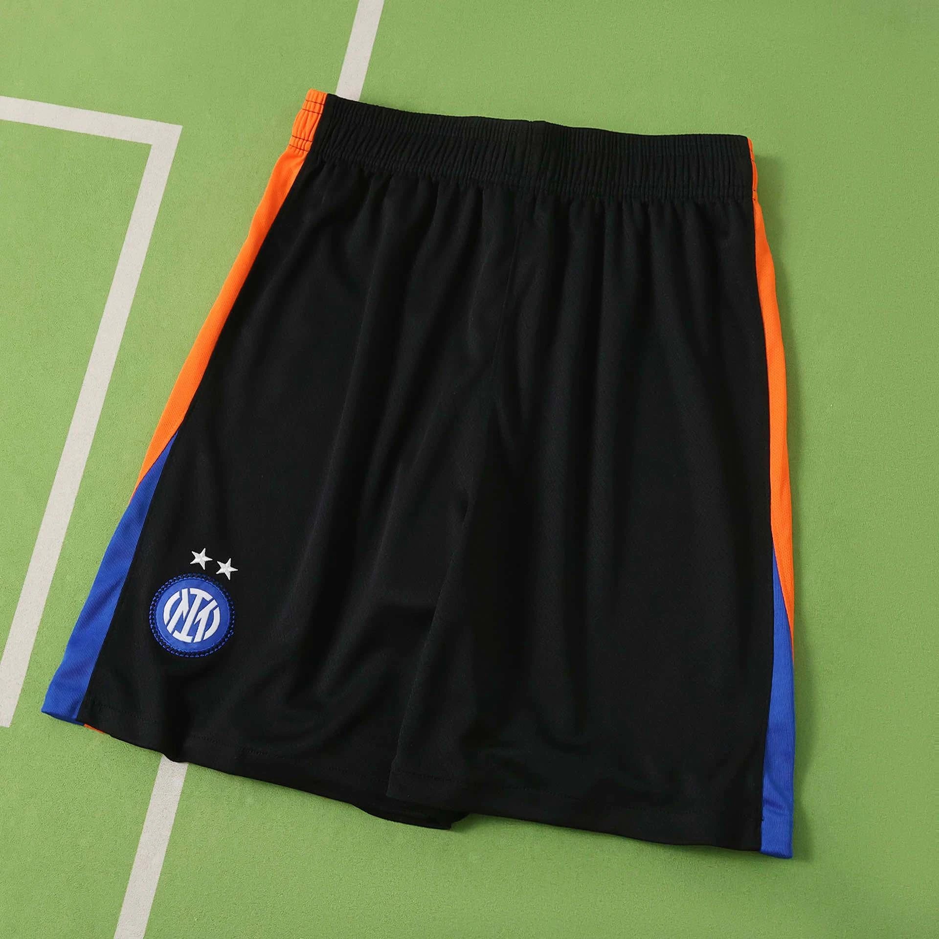 2526 Inter Milan Third Away Black Shorts (Please note customization info when placing order; messages are not counted)