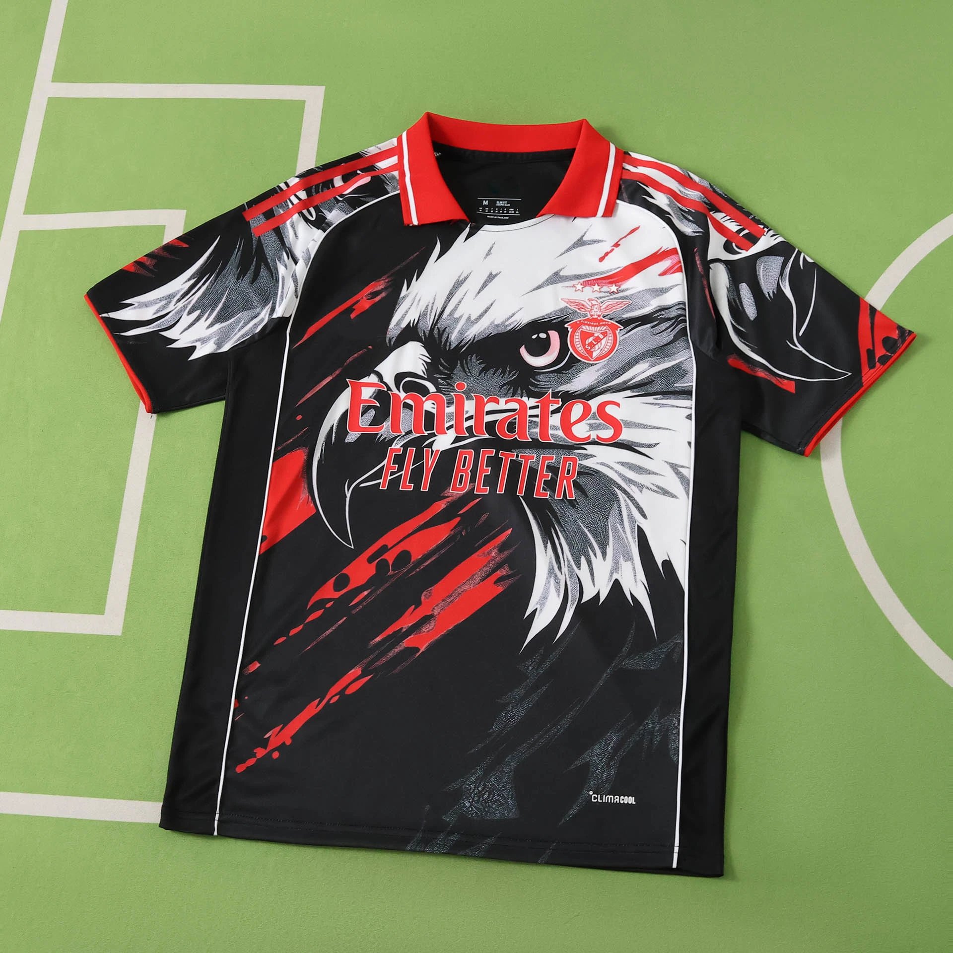 2627 Benfica Black White Eagle Head Special Edition Thai Version (Please note customization info when placing order, messages are not counted)
