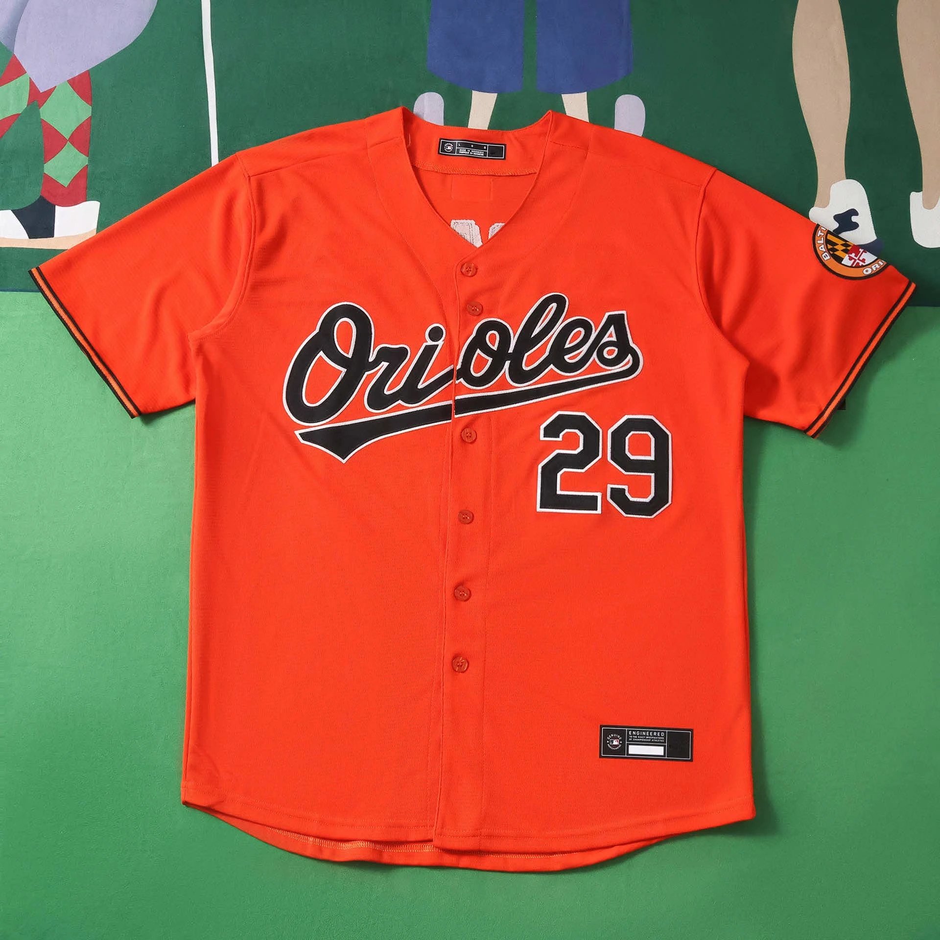 2627 MLB Baltimore Orioles 橙色 29#BASALLO