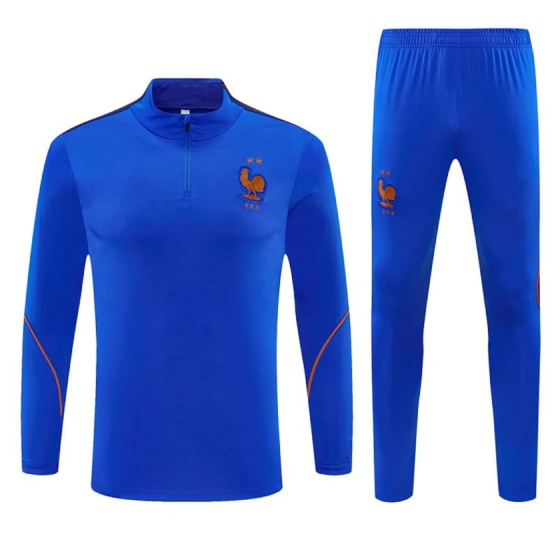 2026 FIFA World Cup France Half zip training suit set
