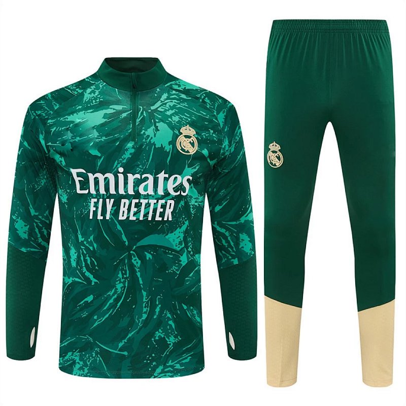 2627 Real Madrid CF Half zip training suit set