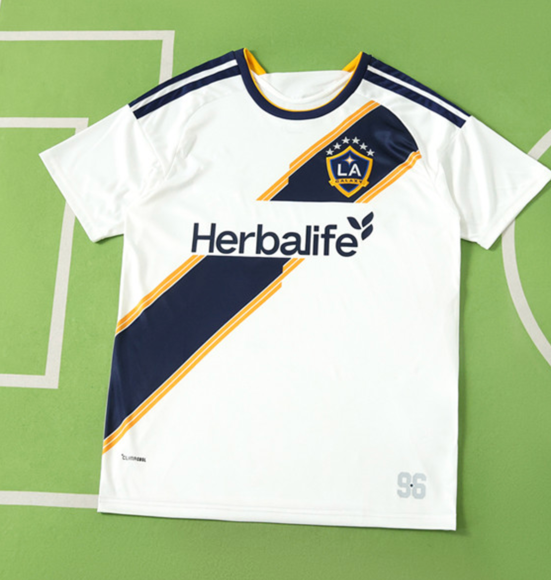 2627 LA Galaxy Home Thai Version (with Star) (For customization info, please leave a note when placing your order. Messages are not counted.)