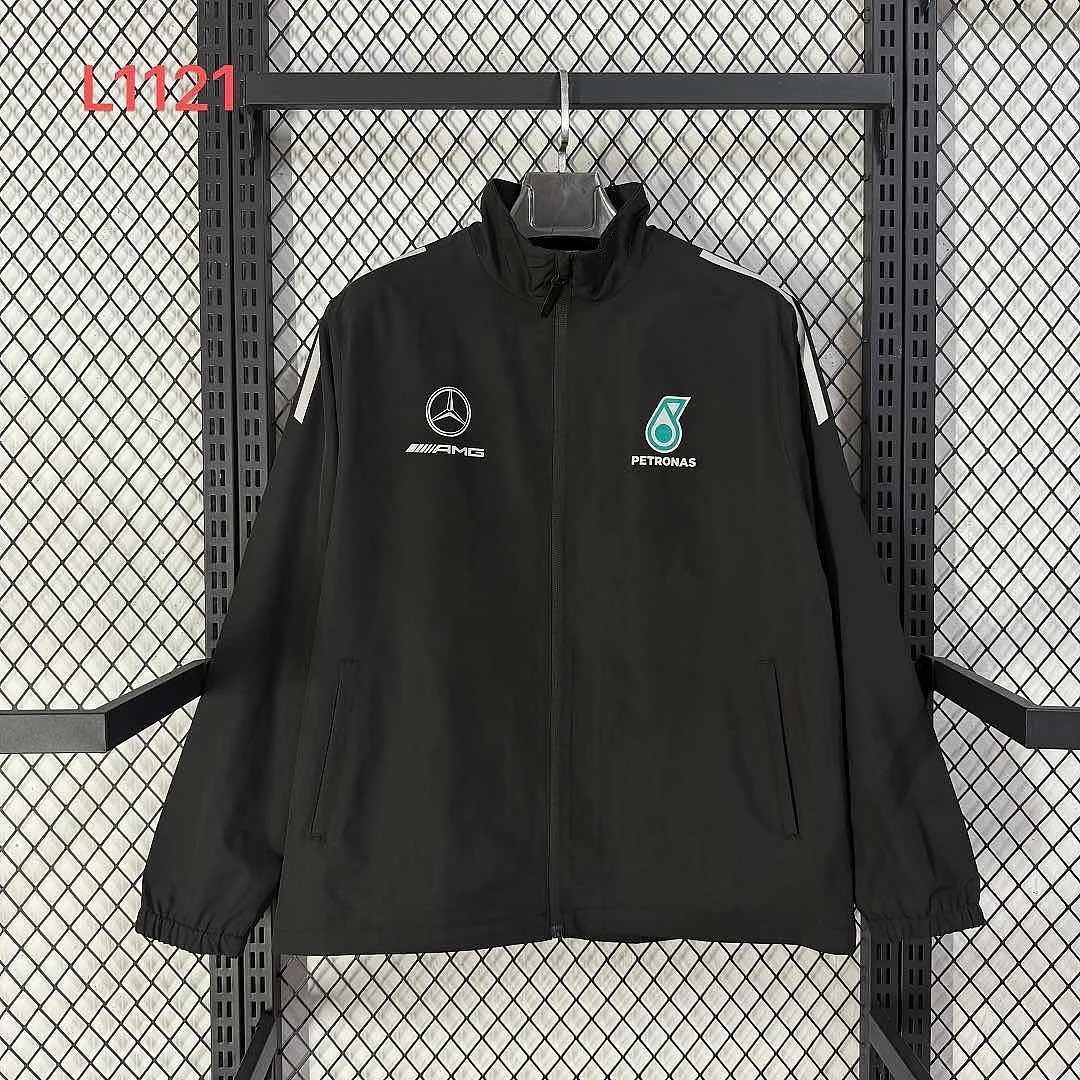 2627 Mercedes Black Windbreaker