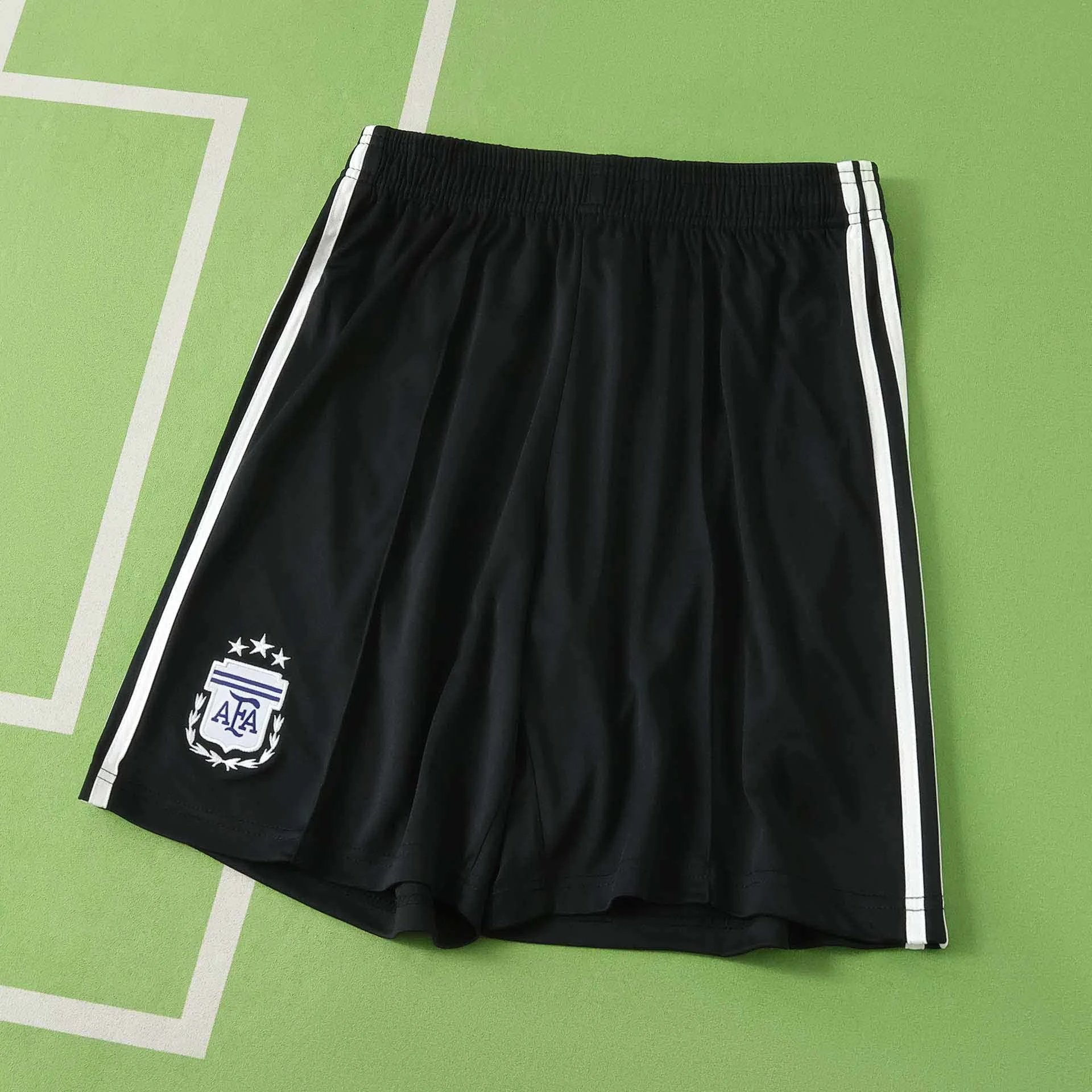 2026 Argentina Away Black Shorts (Please note customization info when placing order; messages are not counted)