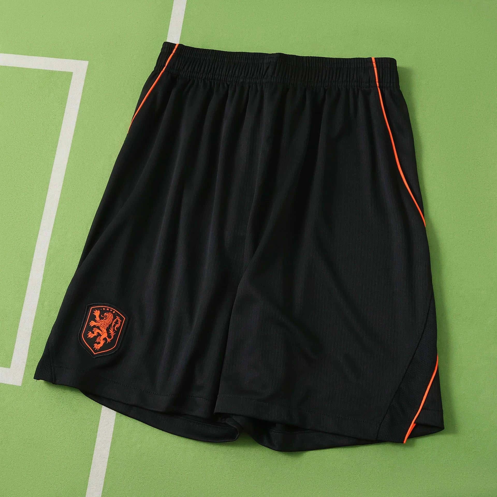 2026 Netherlands Home Black Shorts (Please note customization info in order remarks; messages will not count)