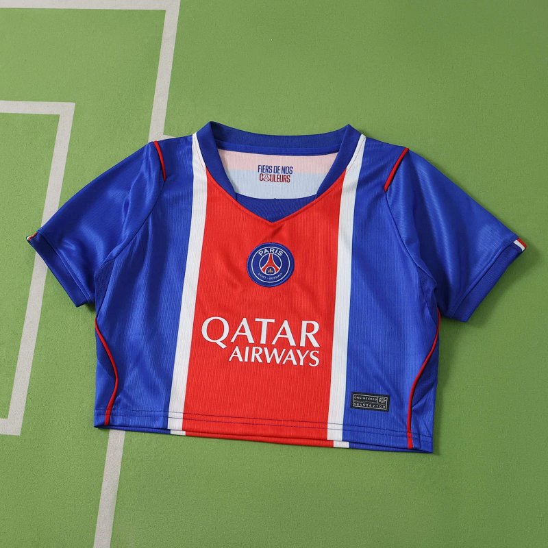 2627 season Paris Saint-Germain F.C. home Cropped Jersey