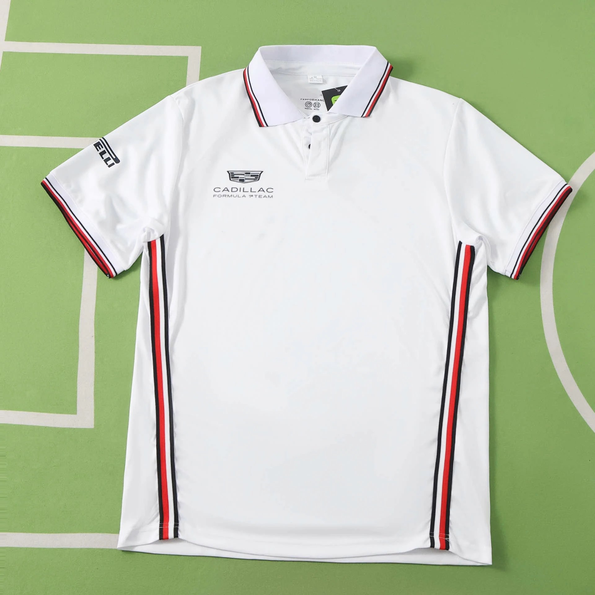 2026 F1 Cadillac White Polo Shirt