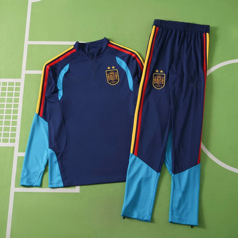 2026 FIFA World Cup Spain Half zip training suit set two star