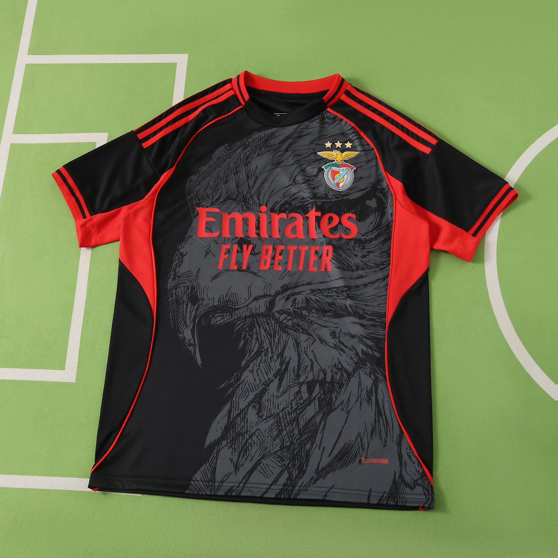 2627 Benfica Eagle Head Black Special Edition Thai Version (Custom info: please leave a note when ordering; messages do not count)