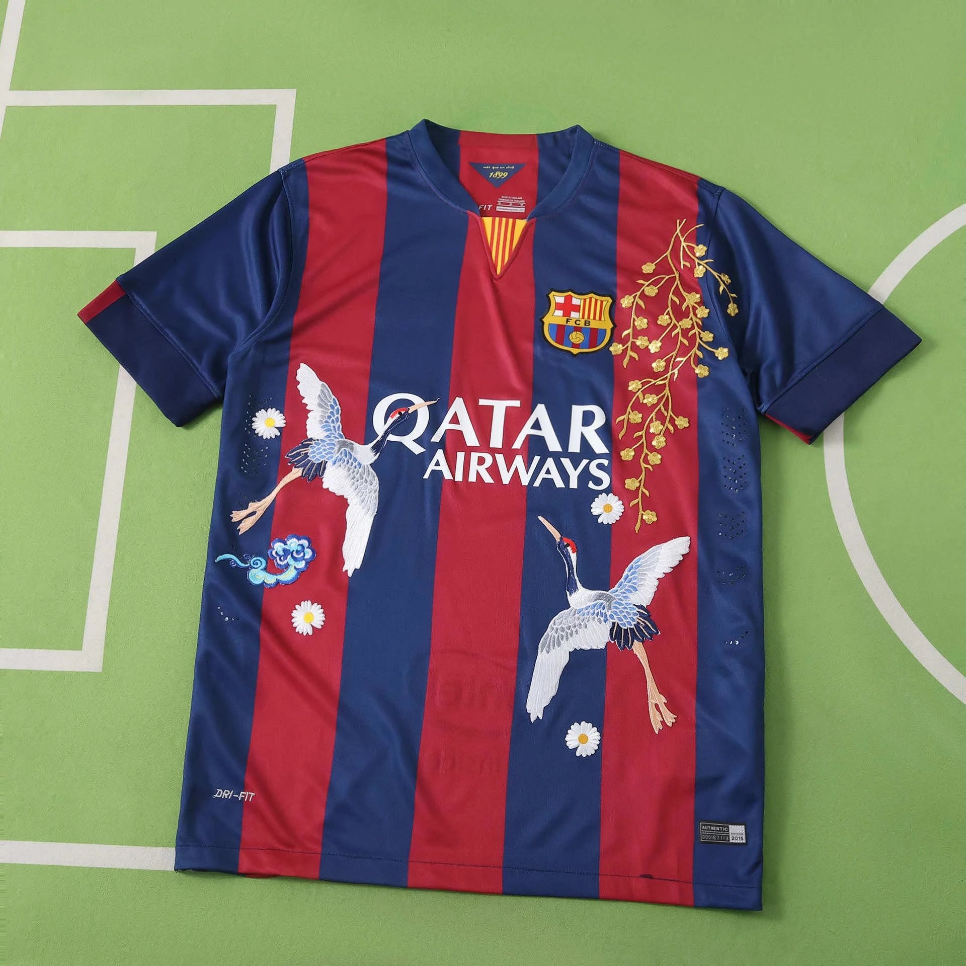 1415 Barcelona Home Embroidered Thai Version