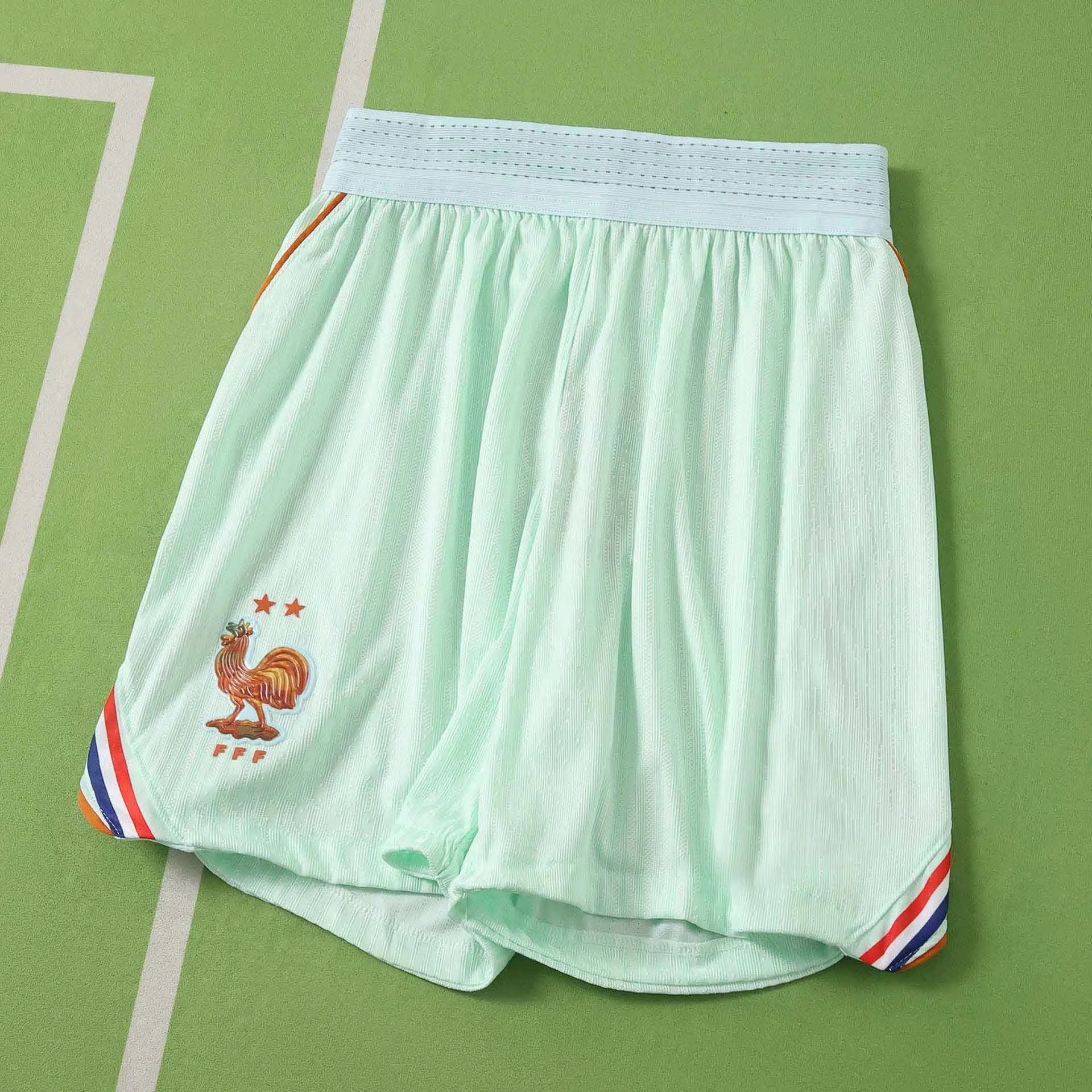 2026 France away light green player shorts