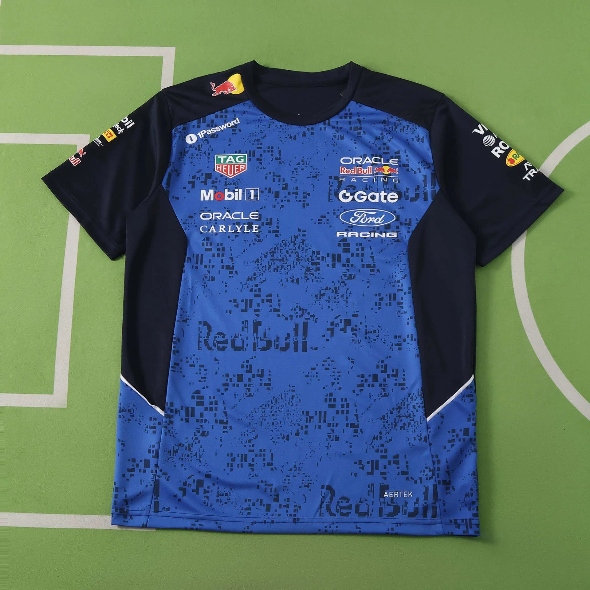 2026 F1 Red Bull Blue Black Crew Neck T-Shirt
