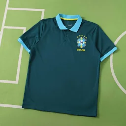 thumbnail for 2026 Brazilian Green Polo Shirt (Please note when placing an order for customized information, sending messages does not count)