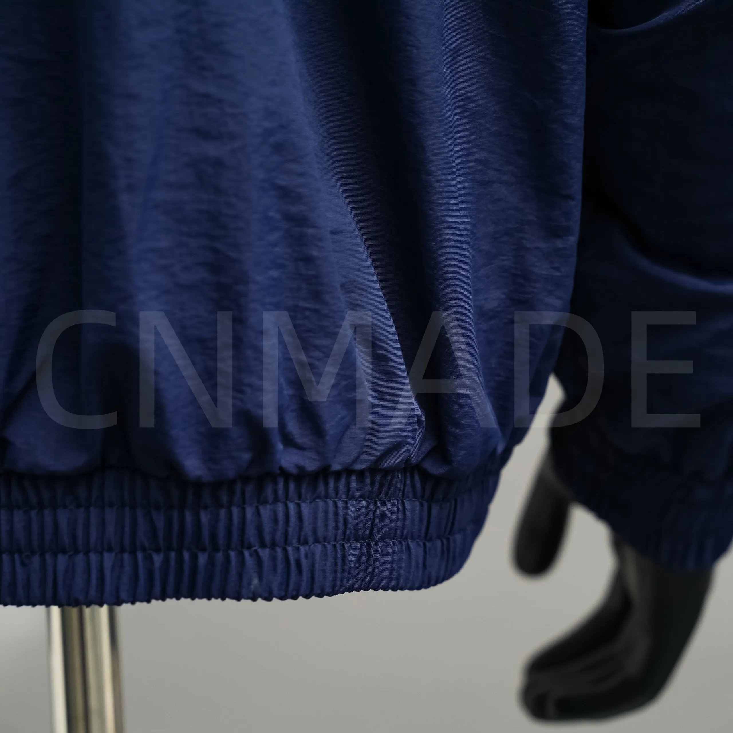 Adidas Originals Windbreaker Navy Blue with Light Blue Stripes Jacket Outerwear - 33