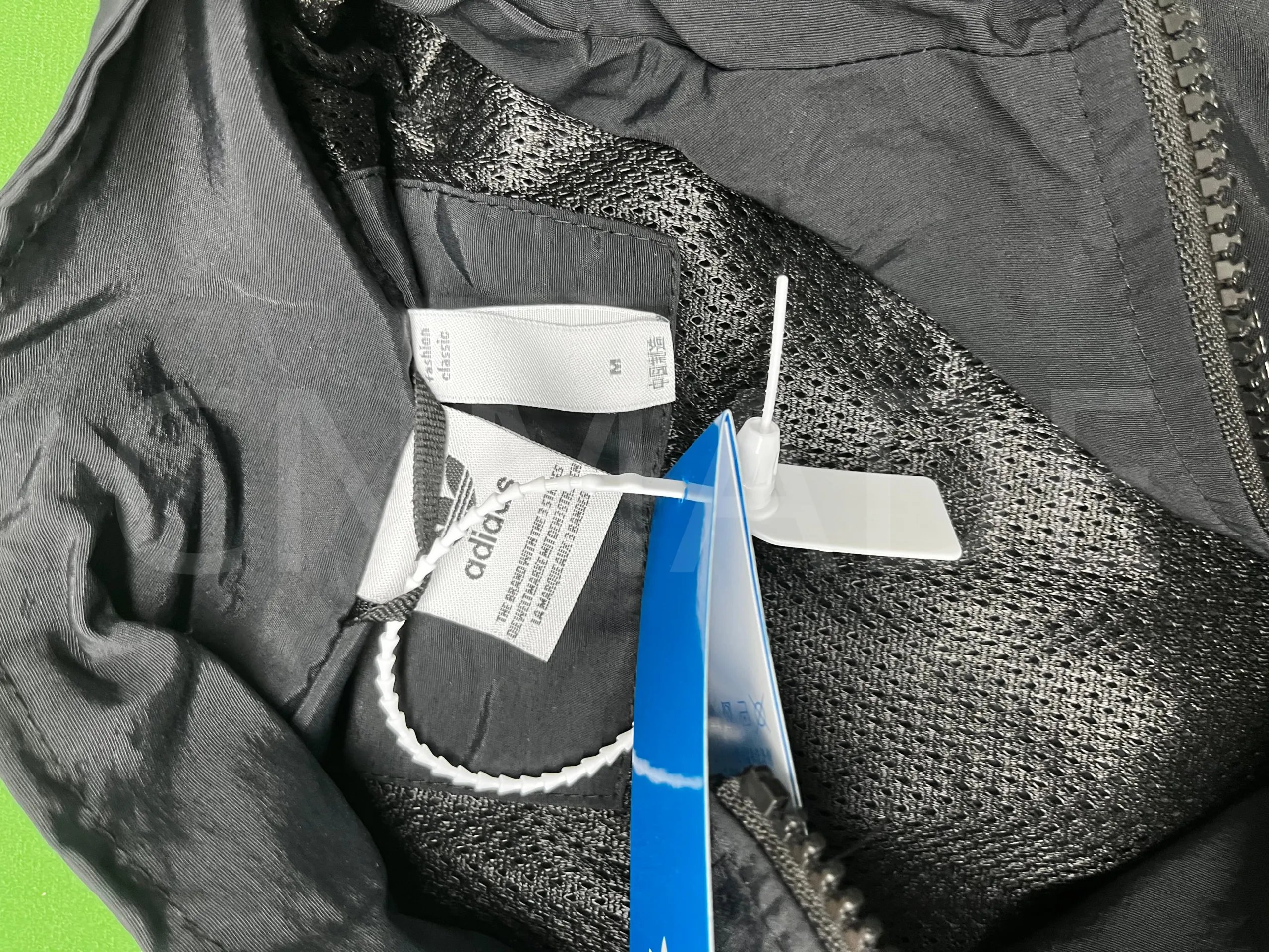 Adidas Originals Windbreaker Navy Blue with Light Blue Stripes Jacket Outerwear - 12