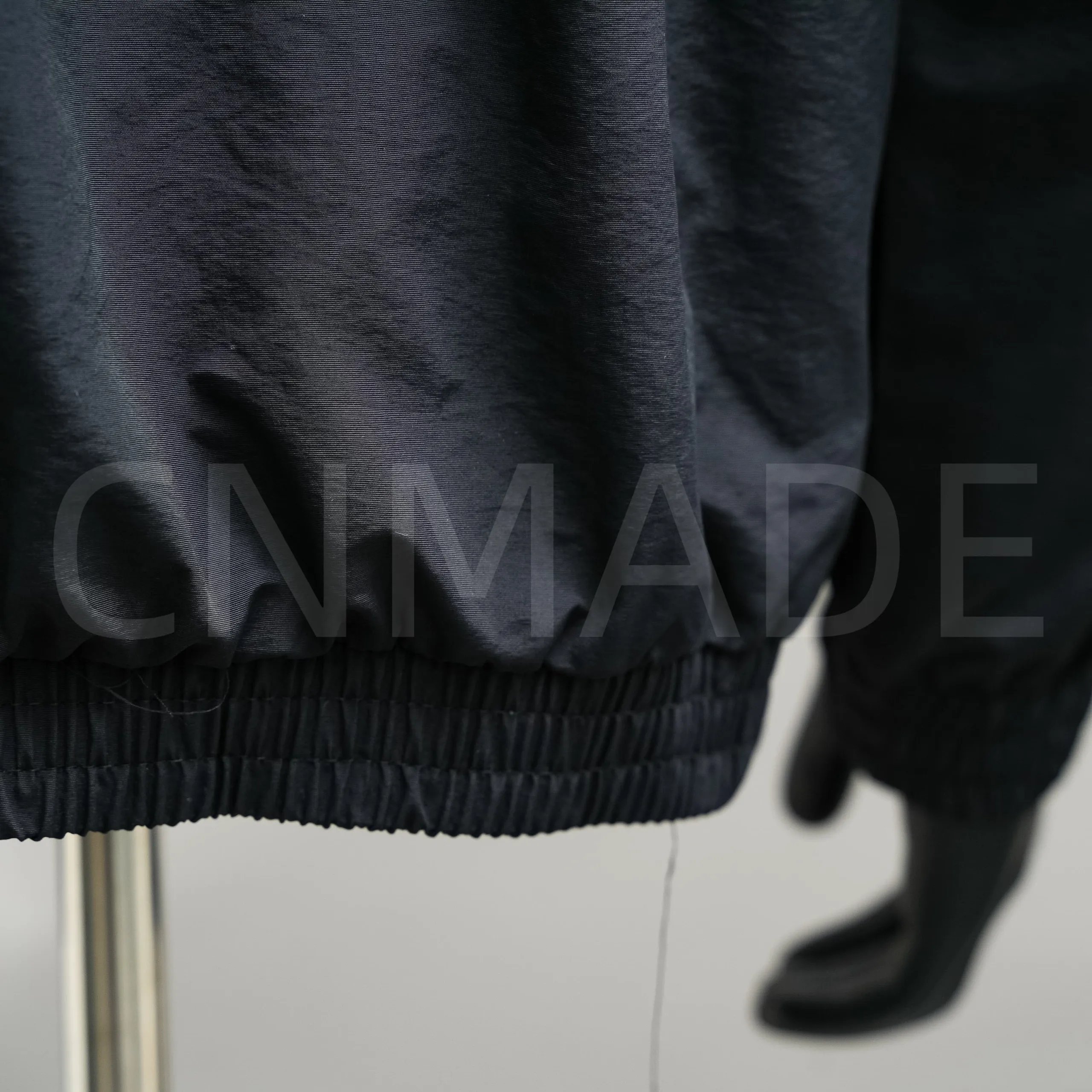 Adidas Originals Windbreaker Navy Blue with Light Blue Stripes Jacket Outerwear - 42